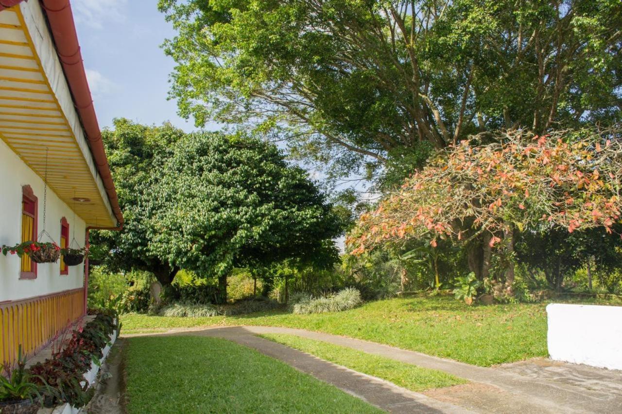 Finca Cafetera En El Quindio Quimbaya Esterno foto