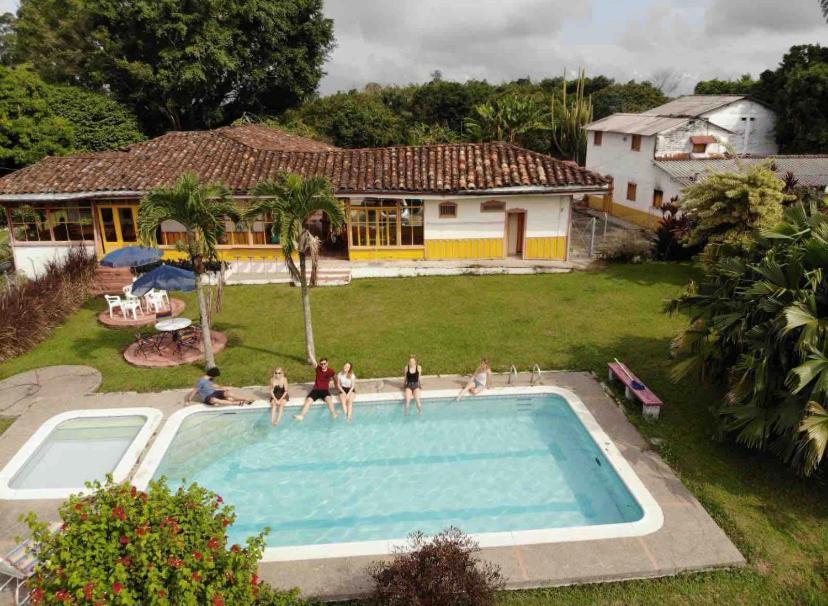 Finca Cafetera En El Quindio Quimbaya Esterno foto